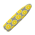 Lemon Striped Pattern Print Ironing Board Cover