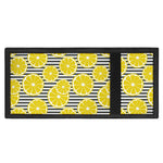 Lemon Striped Pattern Print Trifold Wallet