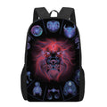 Leo And Astrological Signs Print 17 Inch Backpack