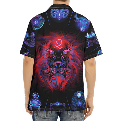 Leo And Astrological Signs Print Aloha Shirt
