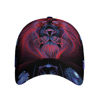 Leo And Astrological Signs Print Baseball Cap