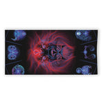 Leo And Astrological Signs Print Beach Towel