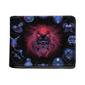 Leo And Astrological Signs Print Bifold Wallet