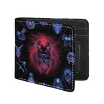 Leo And Astrological Signs Print Bifold Wallet