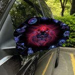 Leo And Astrological Signs Print Car Side Mirror Covers