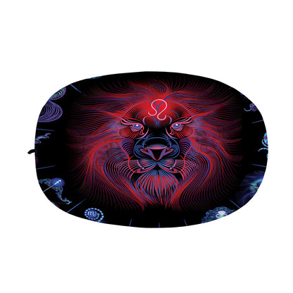 Leo And Astrological Signs Print Car Side Mirror Covers