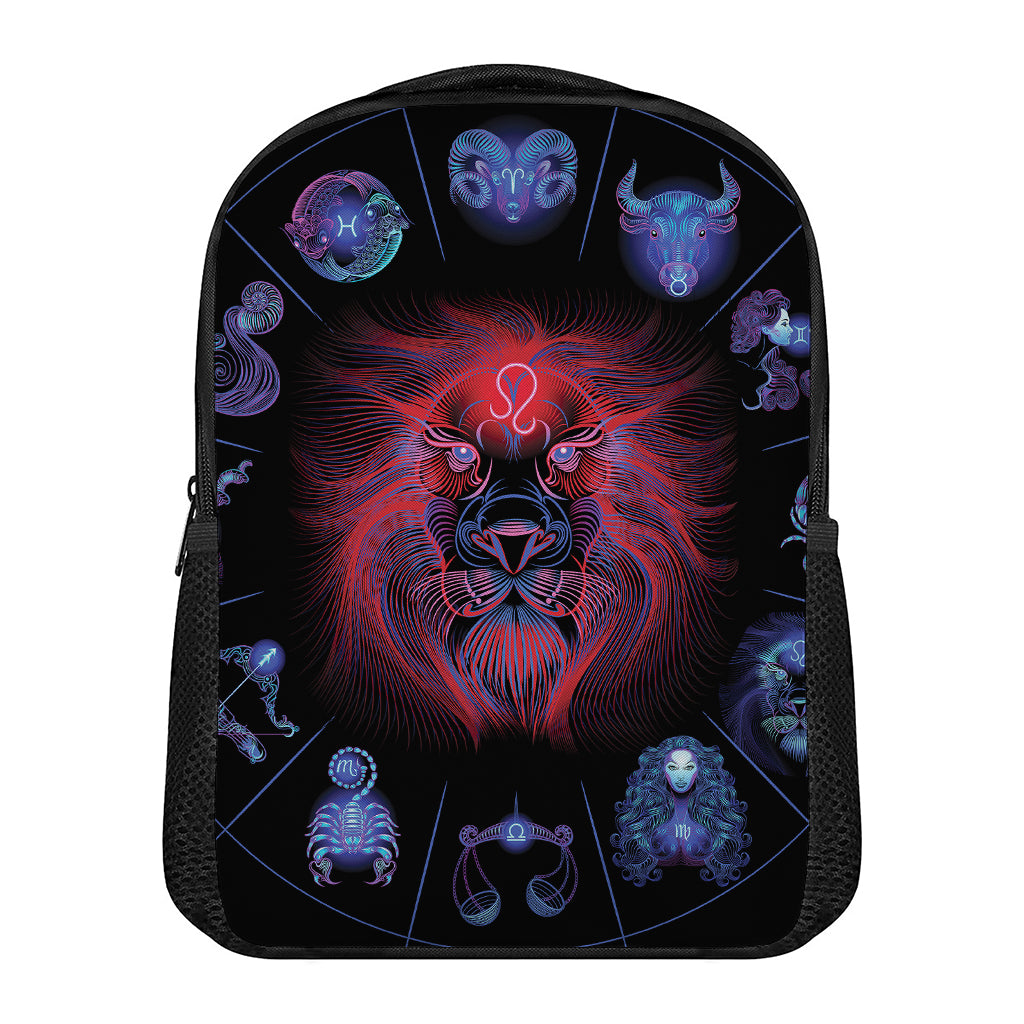 Leo And Astrological Signs Print Casual Backpack