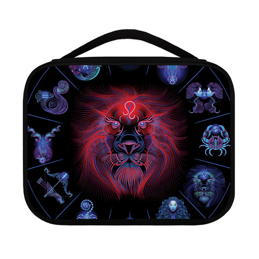 Leo And Astrological Signs Print Classic Bible Case