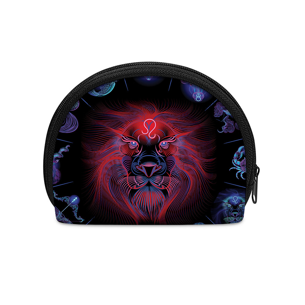 Leo And Astrological Signs Print Coin Purse