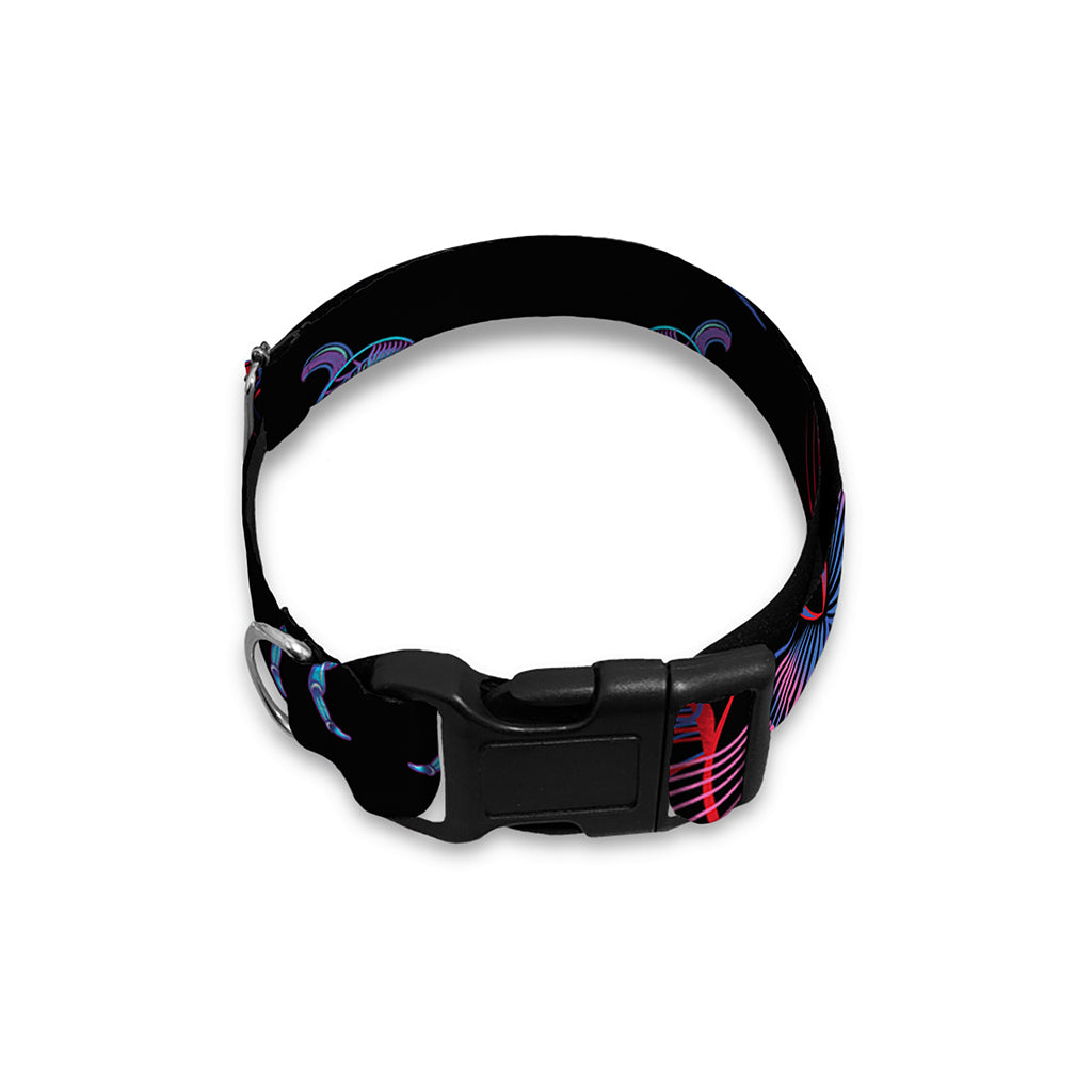 Leo And Astrological Signs Print Dog Collar