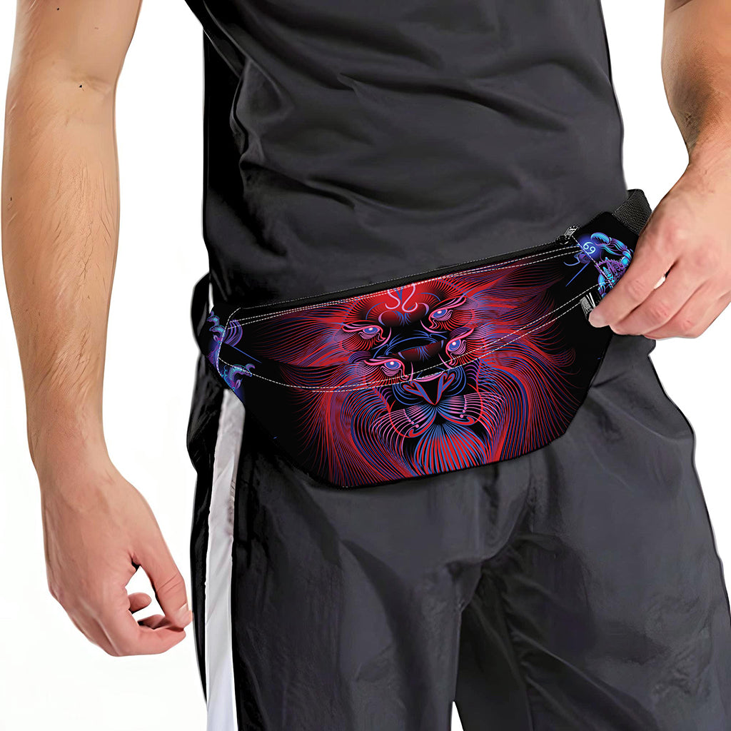 Leo And Astrological Signs Print Fanny Pack