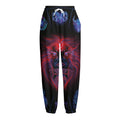 Leo And Astrological Signs Print Fleece Lined Knit Pants