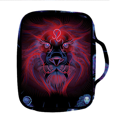 Leo And Astrological Signs Print Front Pocket Bible Bag