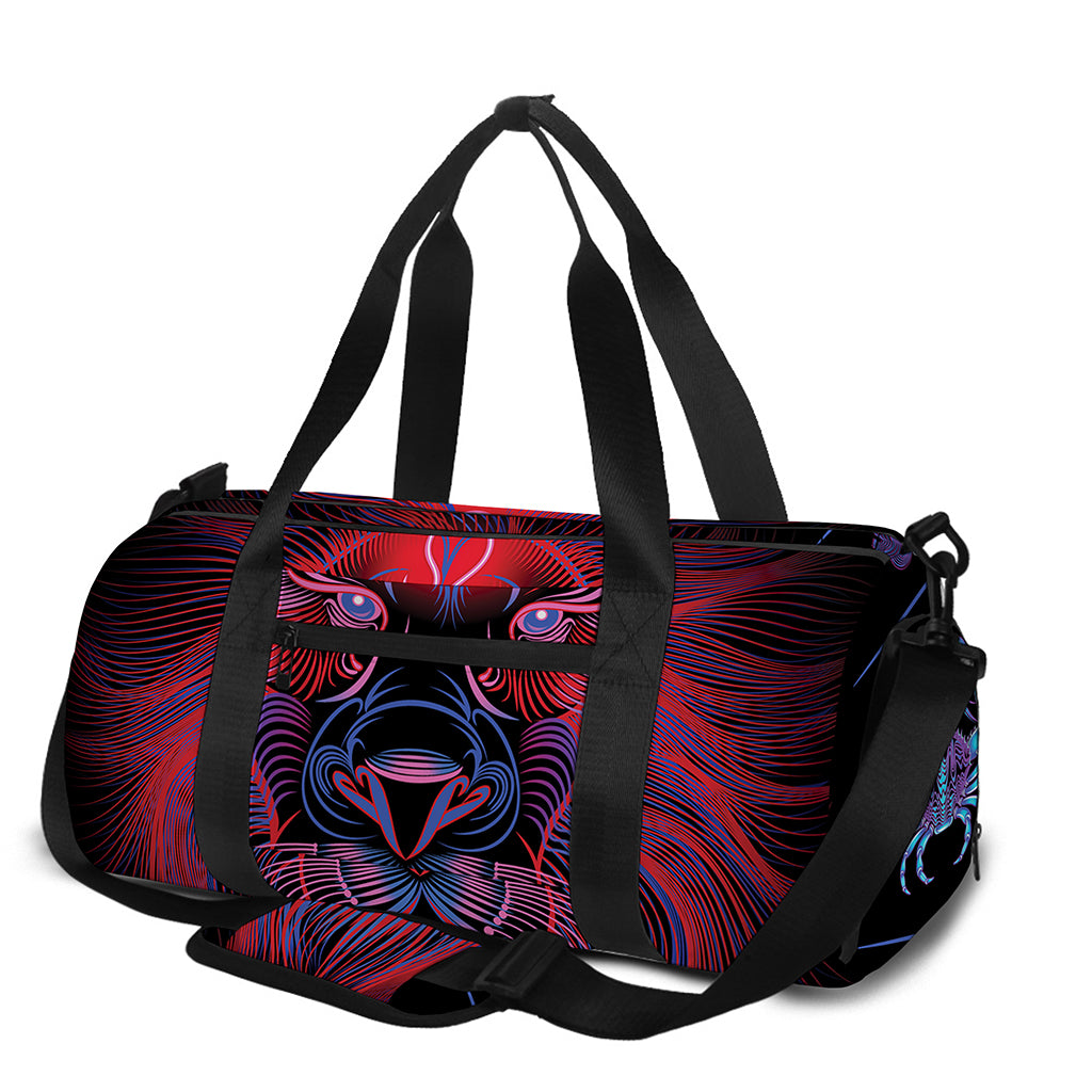 Leo And Astrological Signs Print Gym Bag
