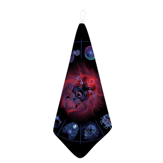 Leo And Astrological Signs Print Hand Towel
