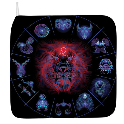 Leo And Astrological Signs Print Hand Towel