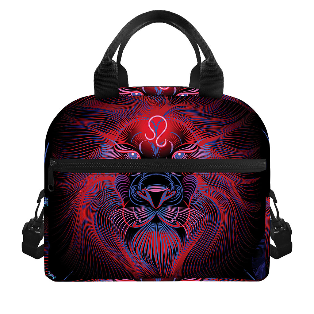 Leo And Astrological Signs Print Insulated Lunch Bag