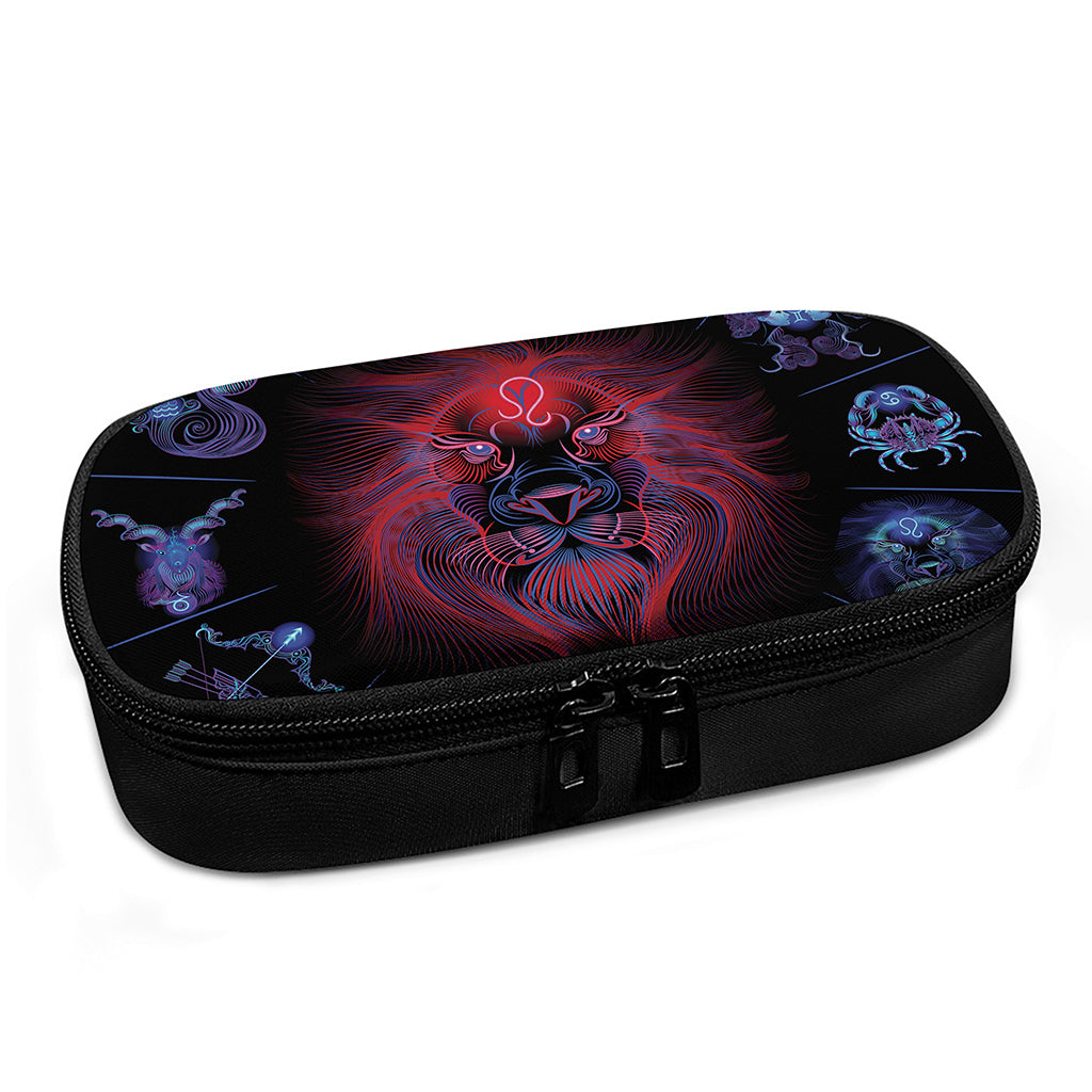 Leo And Astrological Signs Print Insulin Cooler Travel Case