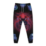 Leo And Astrological Signs Print Jogger Pants