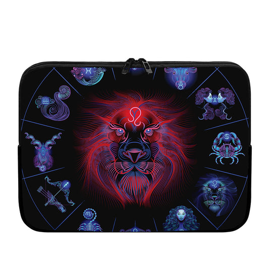 Leo And Astrological Signs Print Laptop Sleeve