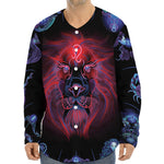 Leo And Astrological Signs Print Long Sleeve Baseball Jersey