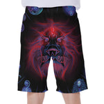 Leo And Astrological Signs Print Men's Beach Shorts