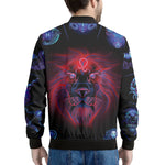 Leo And Astrological Signs Print Men's Bomber Jacket
