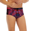 Leo And Astrological Signs Print Men's Briefs