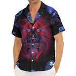 Leo And Astrological Signs Print Men's Deep V-Neck Shirt