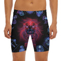 Leo And Astrological Signs Print Men's Long Boxer Briefs