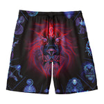 Leo And Astrological Signs Print Men's Swim Trunks