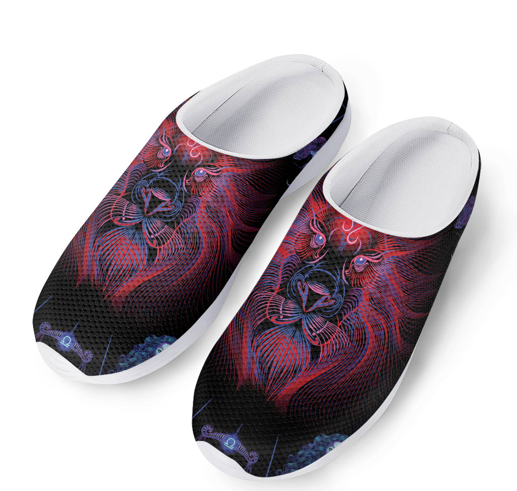 Leo And Astrological Signs Print Mesh Casual Shoes