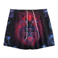 Leo And Astrological Signs Print Mesh Shorts
