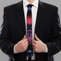 Leo And Astrological Signs Print Necktie