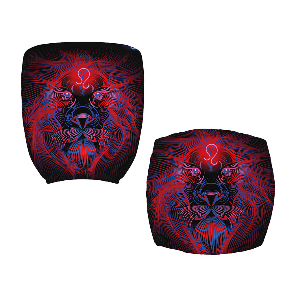 Leo And Astrological Signs Print Office Chair Cover