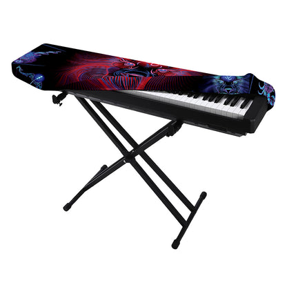Leo And Astrological Signs Print Piano Keyboard Cover