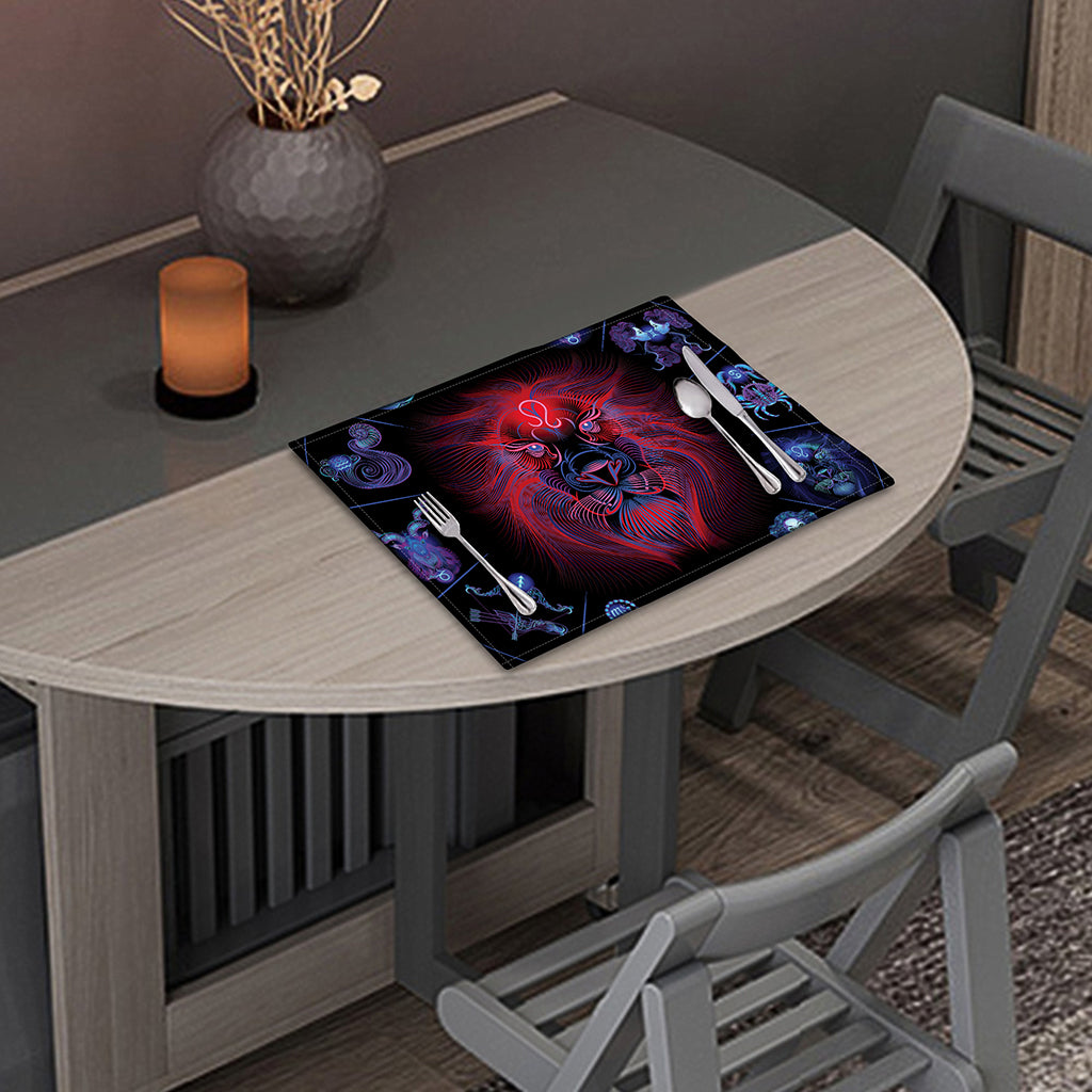 Leo And Astrological Signs Print Placemat