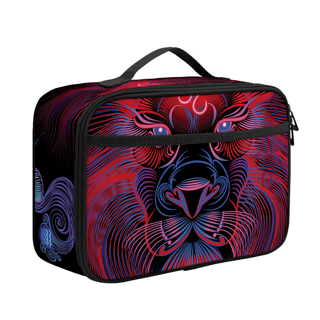 Leo And Astrological Signs Print Portable Lunch Bag