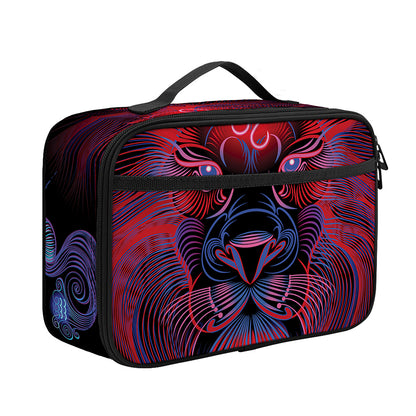 Leo And Astrological Signs Print Portable Lunch Bag