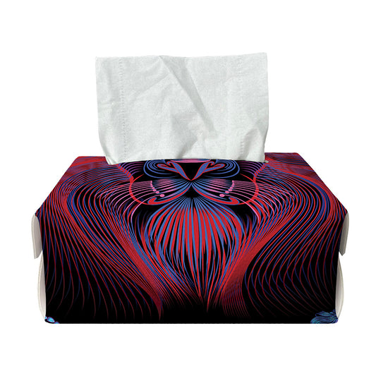 Leo And Astrological Signs Print Rectangle Tissue Box Cover