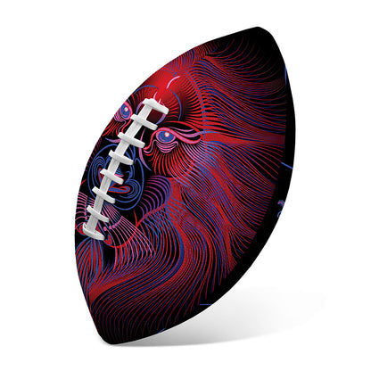 Leo And Astrological Signs Print Rugby Ball