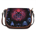 Leo And Astrological Signs Print Saddle Bag