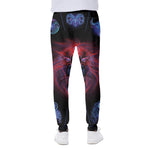 Leo And Astrological Signs Print Scuba Joggers