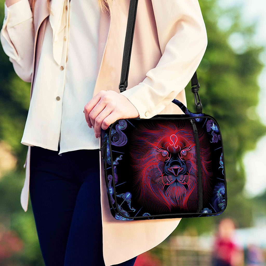 Leo And Astrological Signs Print Shoulder Strap Bible Bag