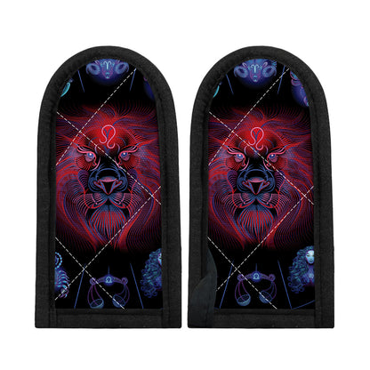 Leo And Astrological Signs Print Skillet Handle Cover