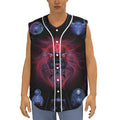 Leo And Astrological Signs Print Sleeveless Baseball Jersey
