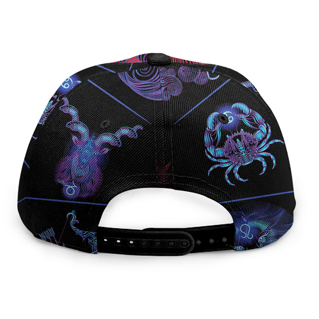 Leo And Astrological Signs Print Snapback Cap