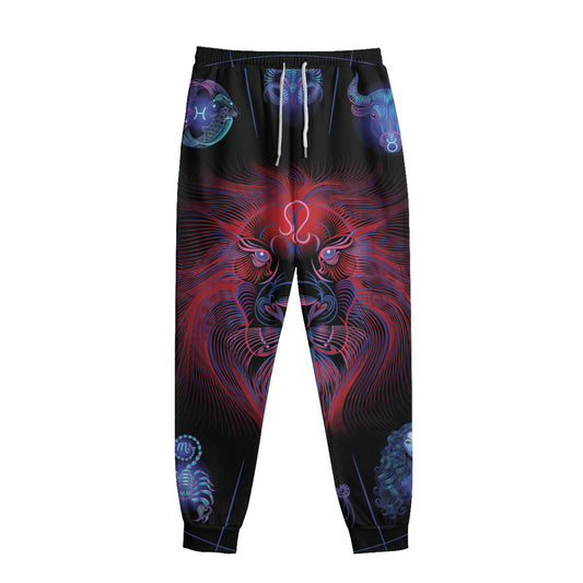 Leo And Astrological Signs Print Sweatpants