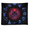 Leo And Astrological Signs Print Tapestry