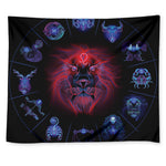Leo And Astrological Signs Print Tapestry